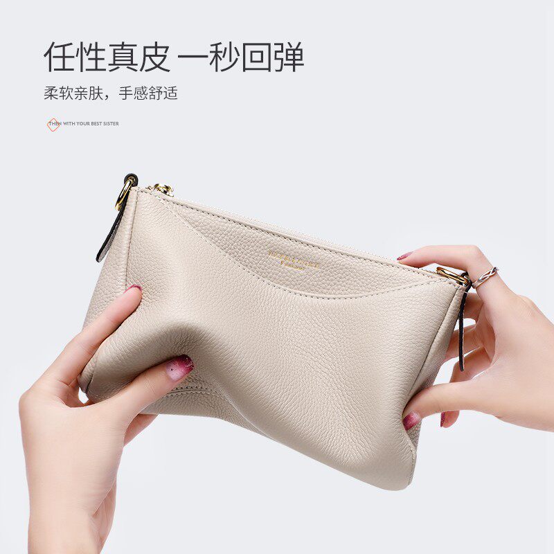 真皮斜挎包女2021夏季新款时尚简约单肩包大容量休闲牛皮女士小包