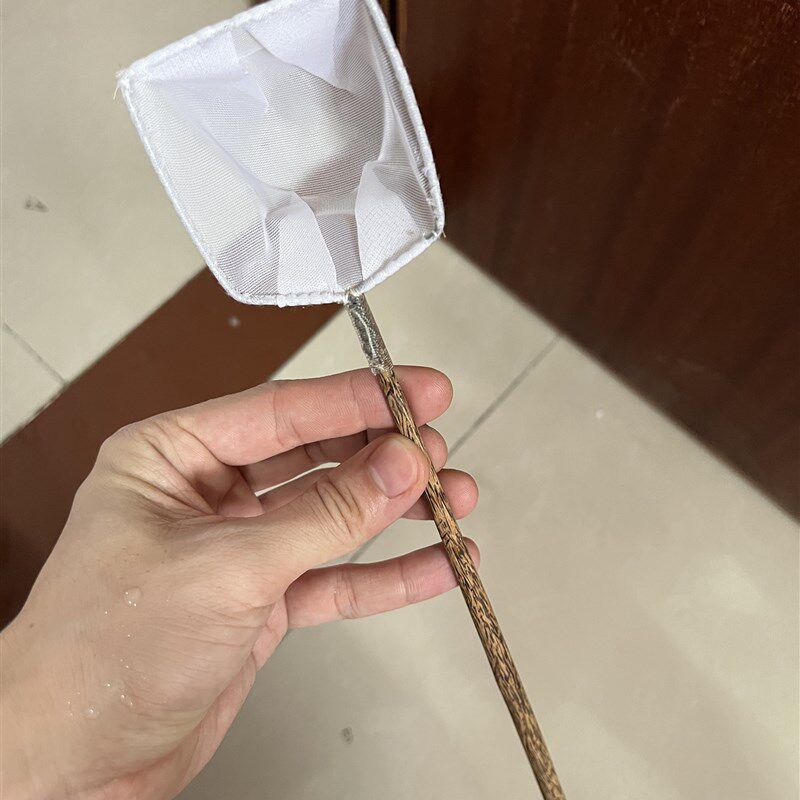 泰国进口手工鱼捞适用于方寸秘境鱼网小型观赏鱼手抄鱼捞网兜渔捞