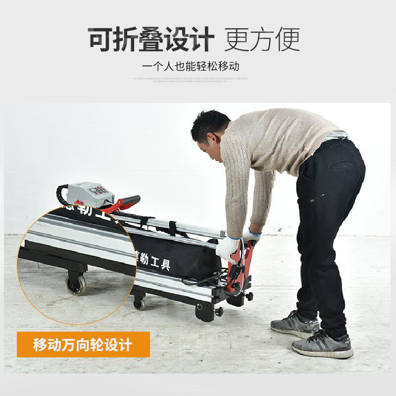 西德勒台式瓷砖水刀切割机小型全自动多功能超高压倒角机石材推刀