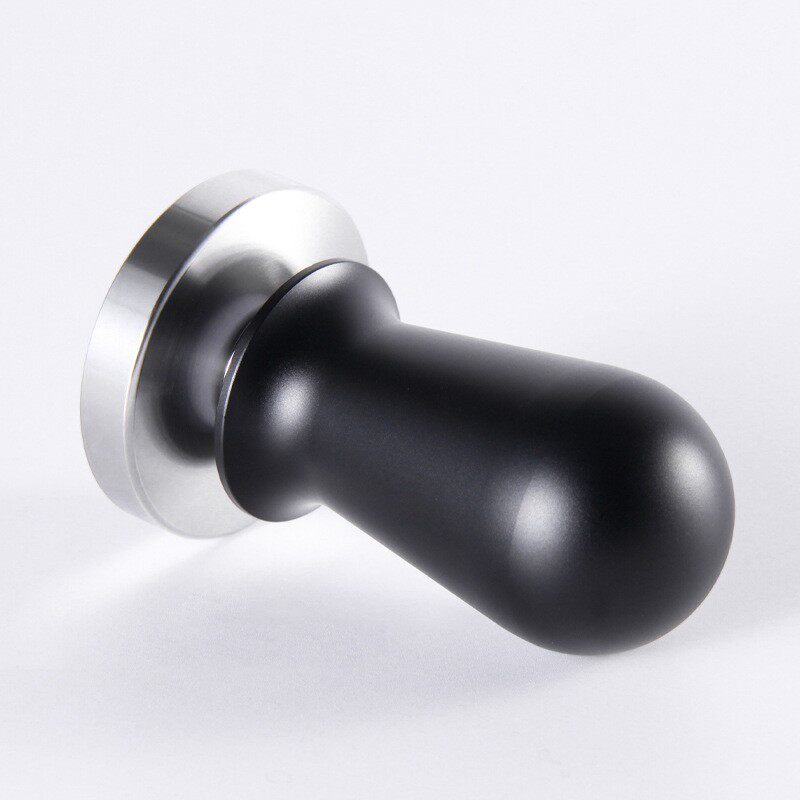 咖啡机不锈钢弹力压粉器恒定压力弹簧平衡器手柄填压锤51/53/58mm