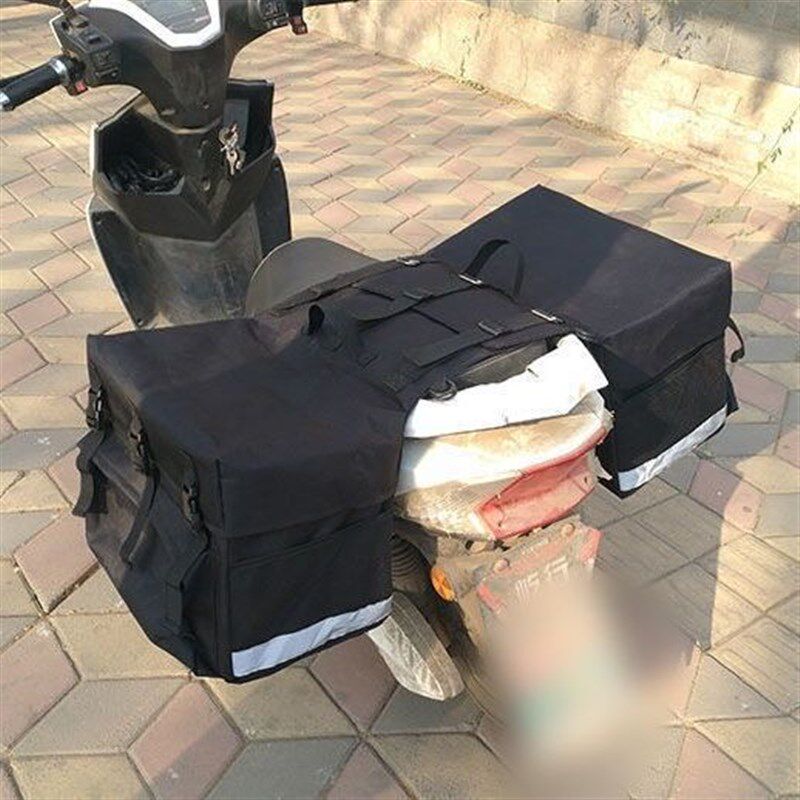 摩托车后座包摩旅驮包防水电动踏板车挂包骑士边包尾包两侧包快递