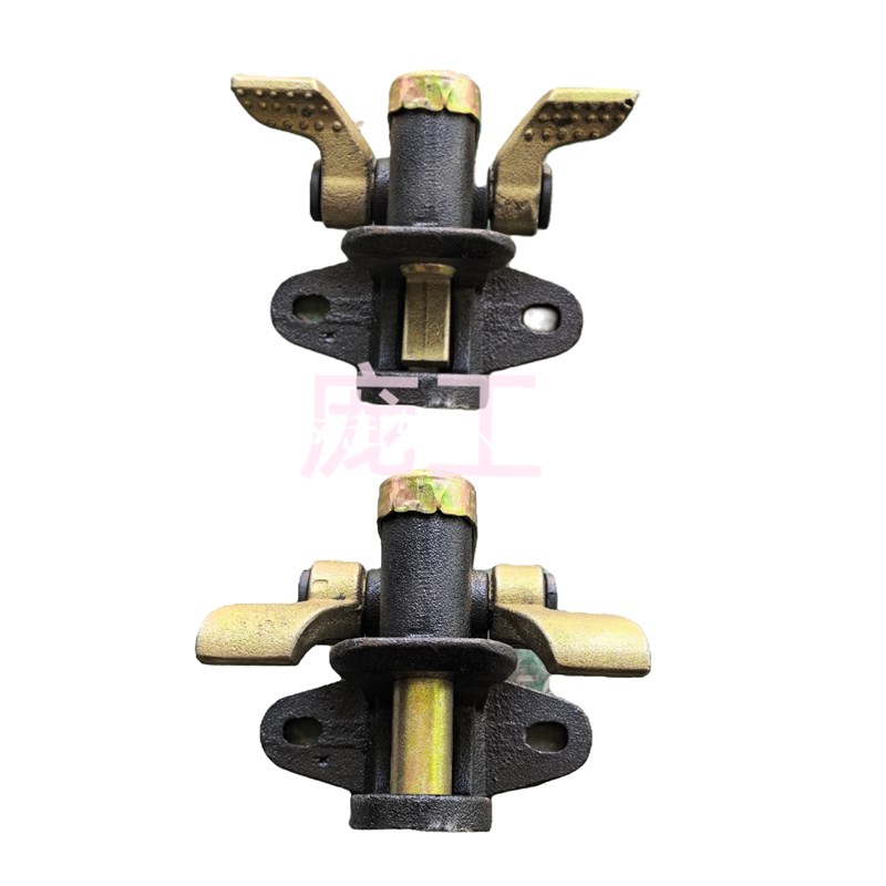 牵引后座工位器具后牵引连接器2孔重型加厚牵引拖钩挂车牵引钩
