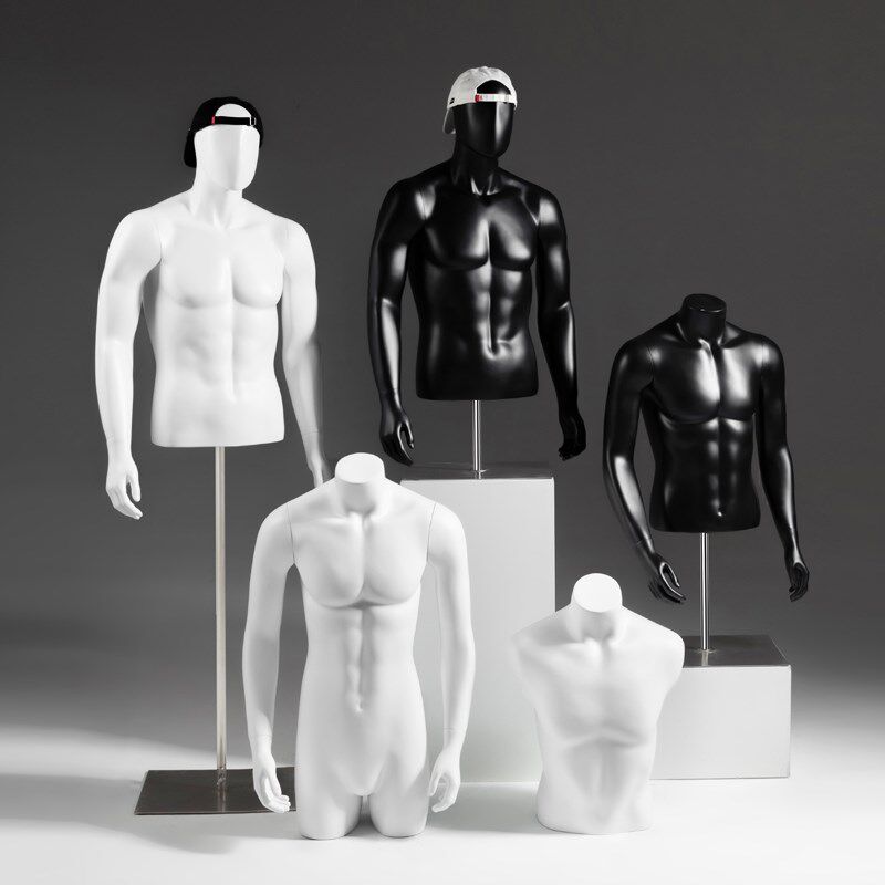 服装店模特道具男半身假人橱窗陈列男装店全身人台模特内衣展示架