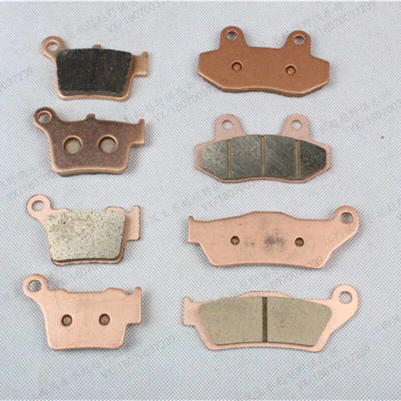 恒舰两冲2T NC250高赛越野摩托车前后铜烧刹车片 碟刹片 刹车蹄片