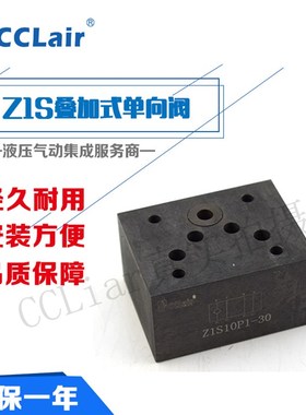 Z1S10E1-3X/V叠加式单向阀Z1S6A1-30B/ Z1S6B/C/D/E/F/P/T2 Z1S16