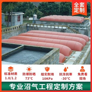 沼气池罐全套设备养殖猪场红泥软体沼气发酵池农村家用沼气储气袋
