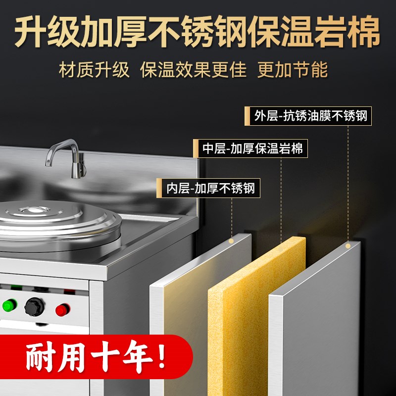 双头双桶煮面炉商用电热燃气节能煮面桶麻辣烫专用锅多功能汤粉炉