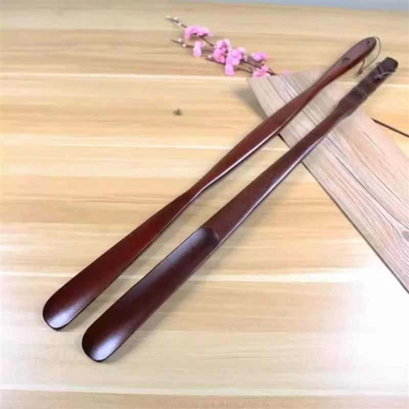 实木鞋拔子加长柄家用孕妇穿鞋提鞋穿鞋辅助器把老人穿鞋不弯腰