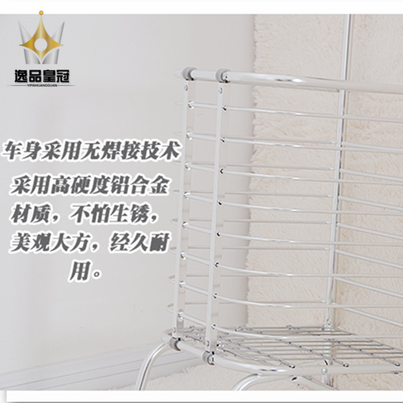 买菜车高硬度铝合金购物车二轮折叠老人手拉车便携拖车小拉车包邮