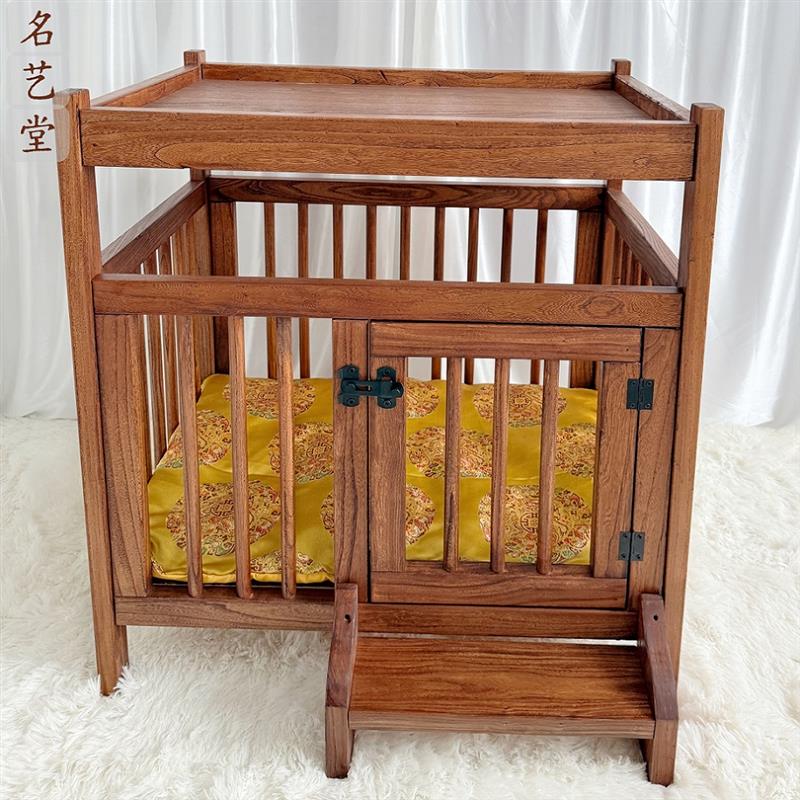 狗笼子专用实木狗窝家具式木质别墅室内金毛边牧中大型犬宠物笼子
