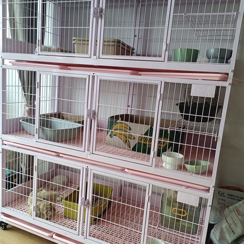金奥新款垫板款猫笼宠物笼猫笼子宠物店猫舍寄养展示繁育养殖家庭
