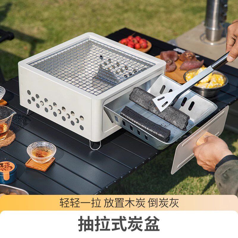 韩式烧烤炉家用户外烧烤架围炉煮茶烤火炉套装烤肉炉子露营全套