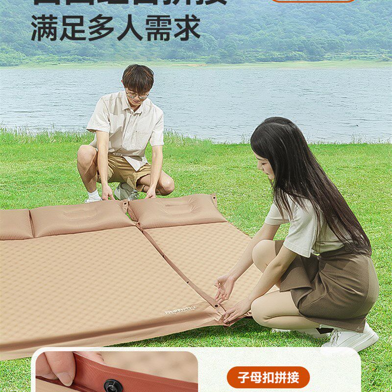防潮垫户外露营垫野餐垫海绵垫自动充气垫子便携气垫床帐篷地垫