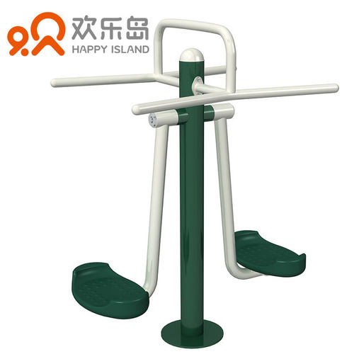 双位浪板健身路径双人冲浪训练器室外健身器材厂家可定做小区器械