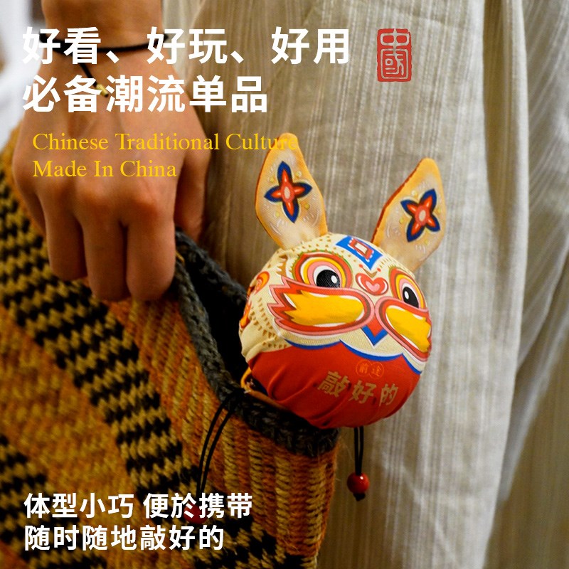 自然造物艾草养生锤按摩锤拍打经络敲打敲背拍八虚实用生日礼物