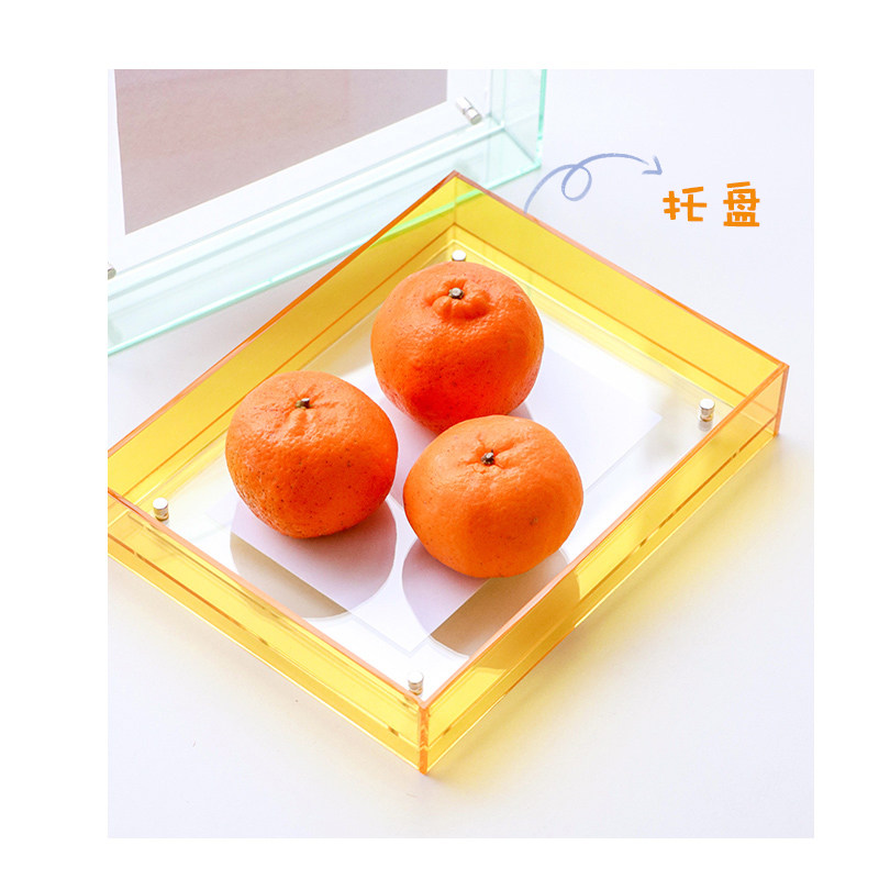 定制亚克力相框画框透明in彩色个性定制框架打印照片支持挂墙摆台