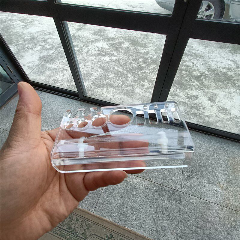 草缸工具架 夹子架 亚克力水草鱼缸清洁用具置物架刮藻刀剪刀镊子