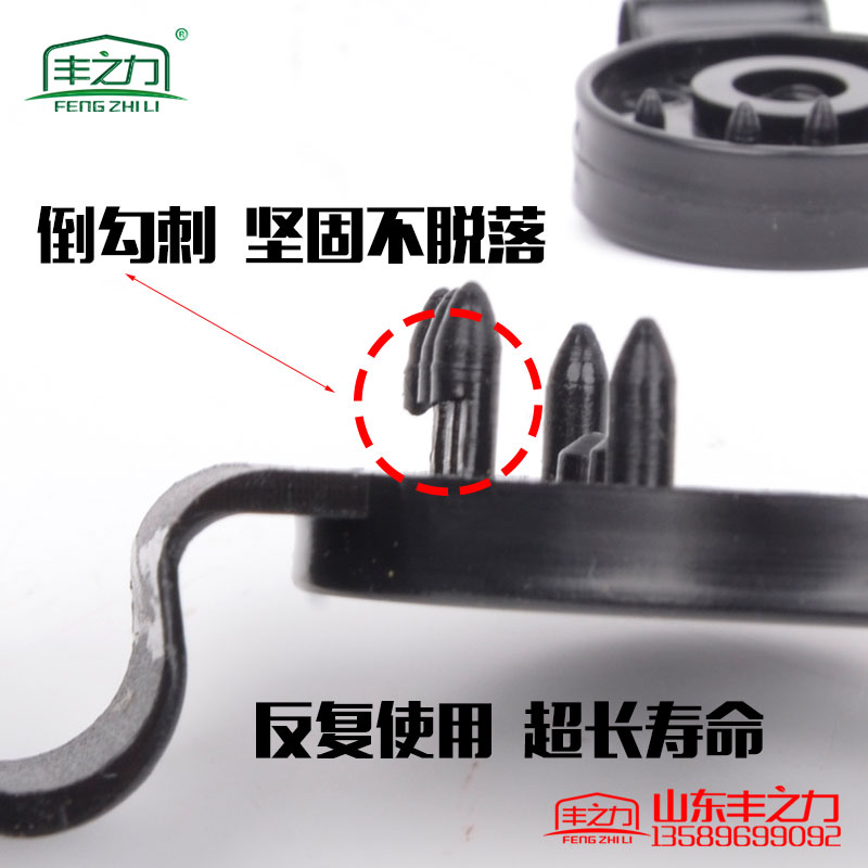 包邮遮阳网固定夹防鸟网冰雹网网夹网扣圆型夹圆爪子挂网神器