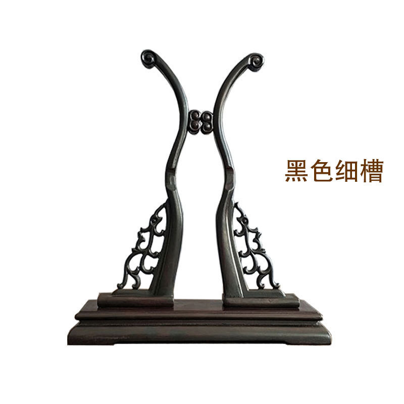 中式中国风古典风宫扇子摆件展示扇架团扇支架书房新娘婚礼扇底座