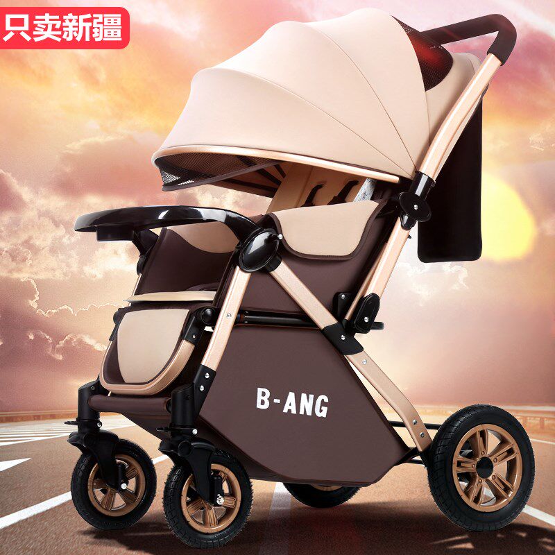 高景观婴儿手推车双向可坐可躺可折叠外出宝宝婴儿车小孩童车四轮