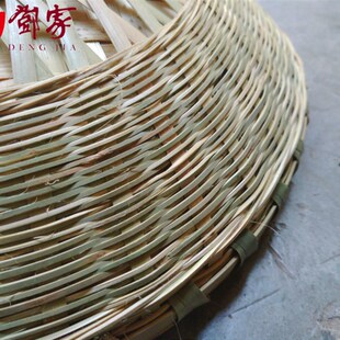 竹制品厂家手工农家竹编锅盖家用柴锅竹蒸饭木桶竹盖柴火鸡盖子