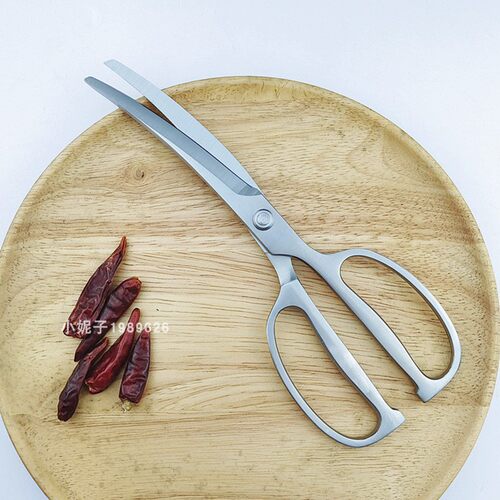 全不锈钢曲线料理烤肉剪刀家用厨房鸡鱼熟食物牛排剪婴儿辅食剪子