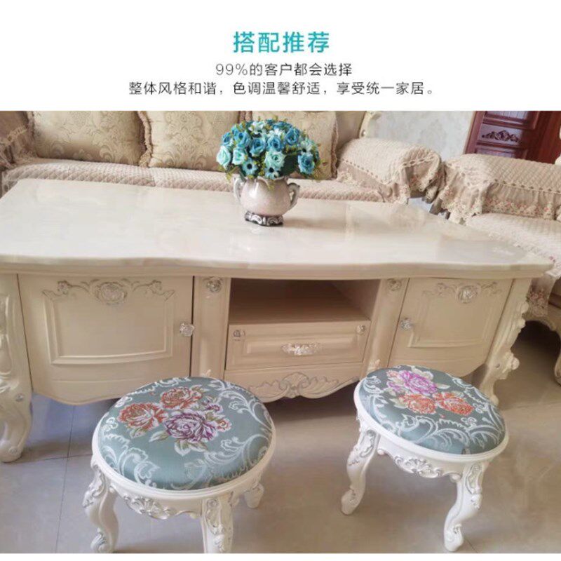 梳妆台凳.椅子客厅茶几凳子美甲凳子法式圆凳卧室换鞋凳