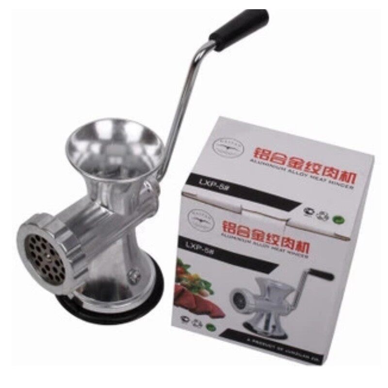 铝合金10号手动绞肉机 吸盘固定灌肠机手摇碎肉绞鸡架搅辣椒