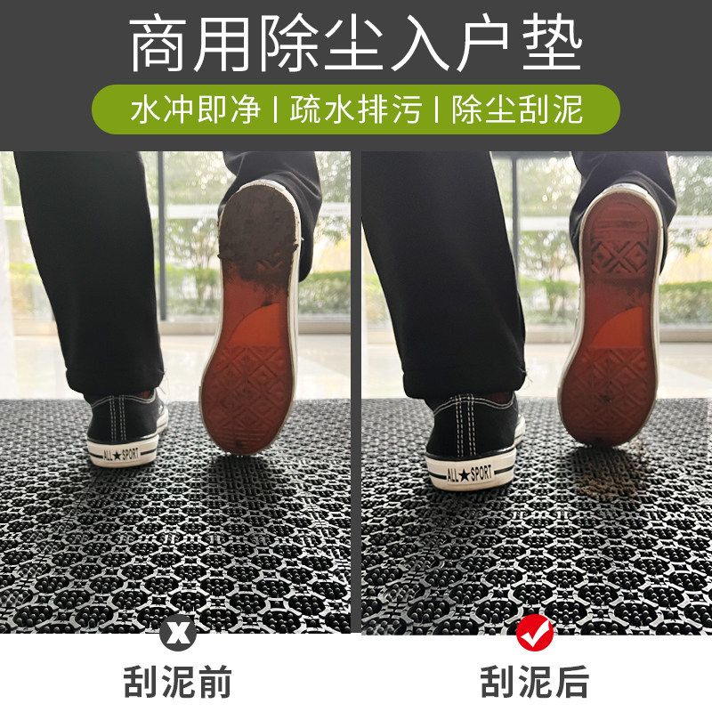室外防滑地垫酒店商用门口入户门拼接地毯进门防滑防晒超薄脚垫