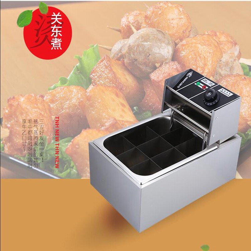 汇利商用双缸电油炸锅油炸炉炸薯条鸡油条机家用油炸炉单缸电炸炉