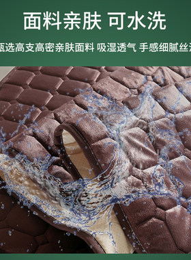 洗头床垫加绒加厚防滑保暖 发廊理发店泰式洗头床专用床垫子无洞