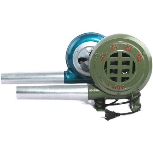 柴火炉专用鼓风机家用小型220V强力大功率猛火灶吹风机烧烤吹碳机
