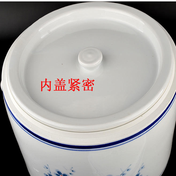 陶瓷大炖盅炖煲汤锅隔水炖内胆炖燕窝蒸盅汤煲双盖超大号五升包邮