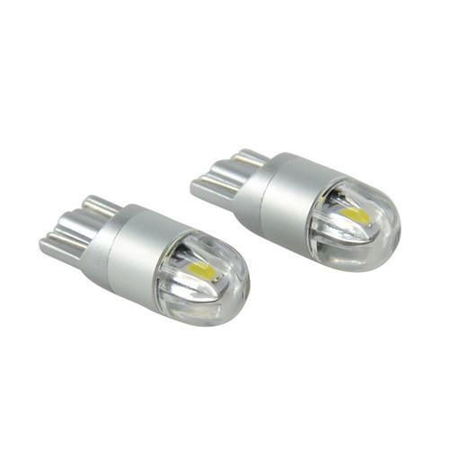 汽车LED示宽灯小灯泡t10led灯w5w日行灯示廓牌照灯改装冰蓝色12V