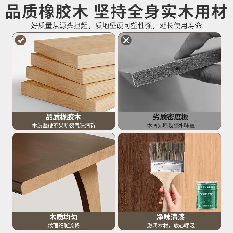 实木沙发边几可移动床头桌子带轮侧边柜家用客厅小户型C型小茶几图片