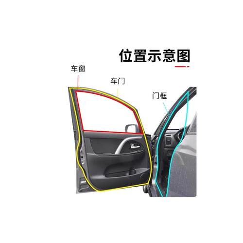 适用长安悦翔V3V7CX20CS15车窗玻璃呢槽门密封条框隔音防水橡胶条