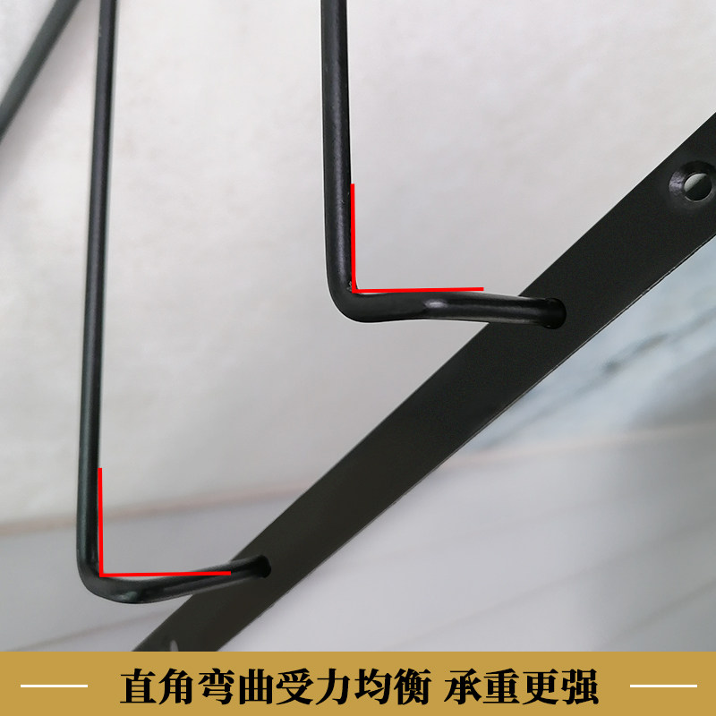 色板钩连体橱柜门板展板钩瓷砖样品层板展示架金属挂钩隔板固定托