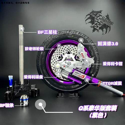 BF-Bat9号q系前面一套q80/q85/qz/q30/q90电动车前叉减震装置