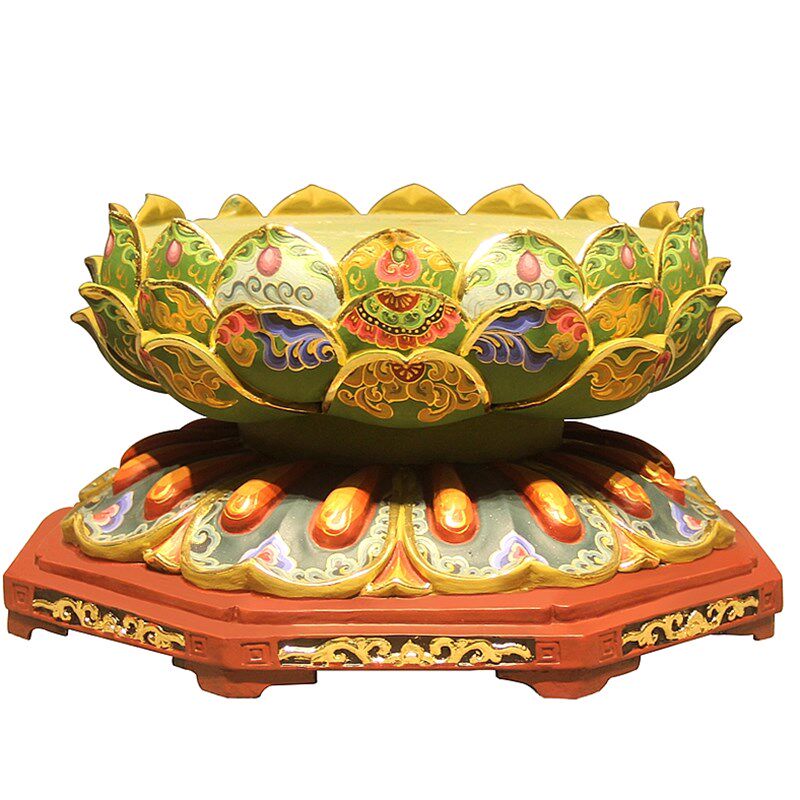 红木手工雕刻观音莲花底座 家用加高佛桌须弥座菩萨底托