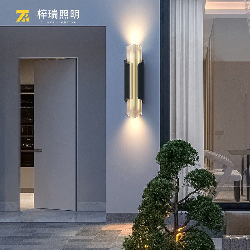 户外壁灯防水庭院壁灯别墅外墙太阳能壁灯现代阳台大门立柱壁灯
