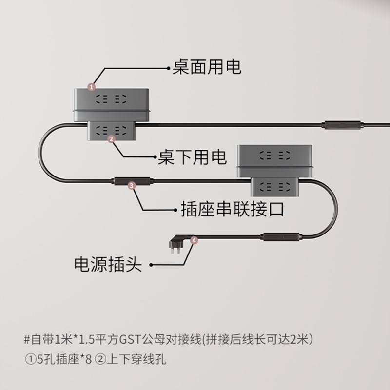 办公桌椅组合简约现代职员办公桌员工位高级感办公家具双人电脑桌