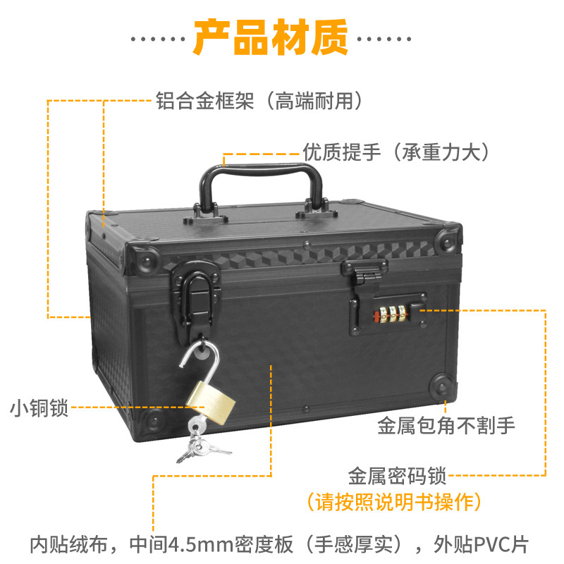 2023年新款双锁存钱罐儿童男孩密码锁储蓄罐女网红家用储物箱大号