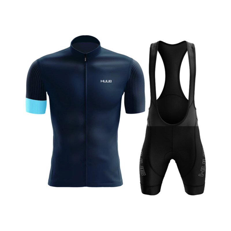 2023HUUB新款环法车队夏季短袖骑行服套装公路车自行车大码速干服