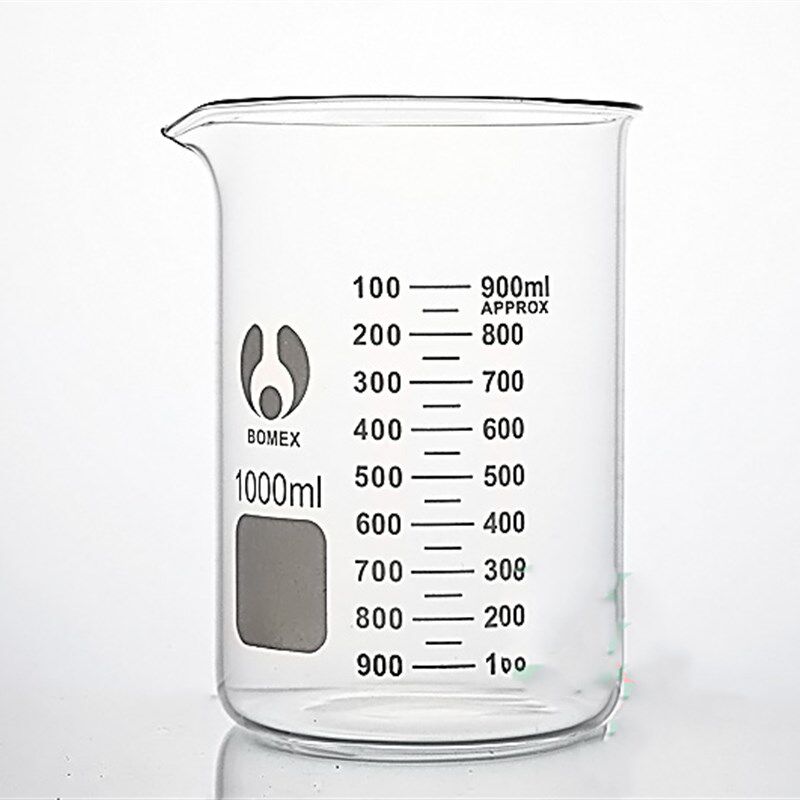 智能崩解仪专用烧杯900ml玻璃烧杯1000ml量杯1L北玻北京博美BOMEX