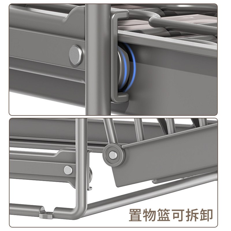 厨房橱柜内置物架碗碟收纳架抽屉式抽拉篮碗篮沥水碗架碗盘碗柜子