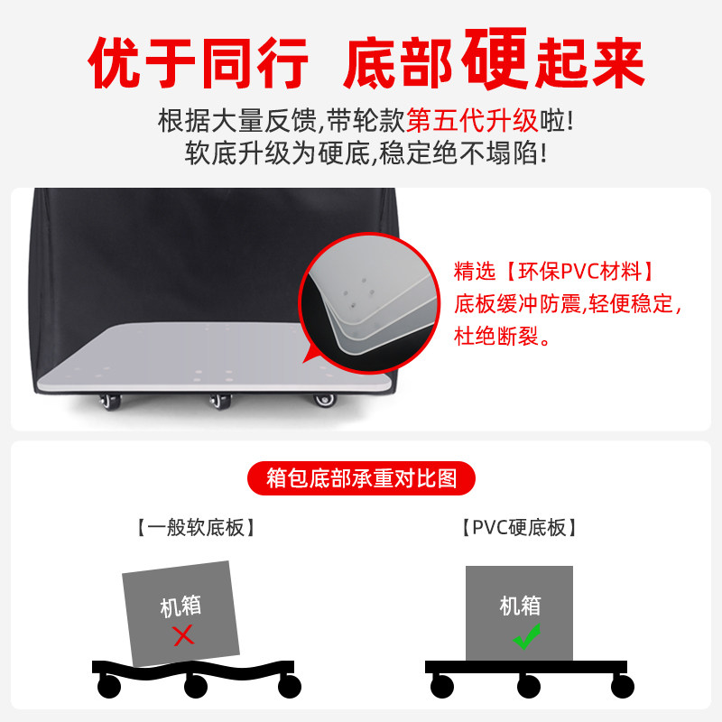 台式电脑主机收纳包显示器搬运行李箱带轮机箱包便携搬家移动运输