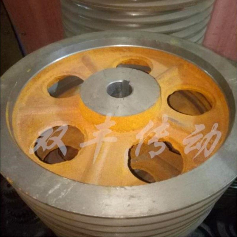 三角皮带轮铸铁皮带盘电机皮带轮三槽B型外径160-220mm3槽电机轮