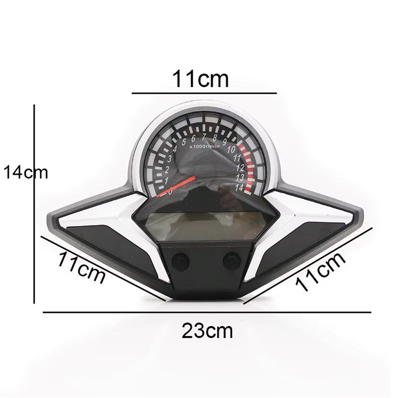 摩托车 CBR250仪表 LED 里程表 转速表 液晶仪表改装配件