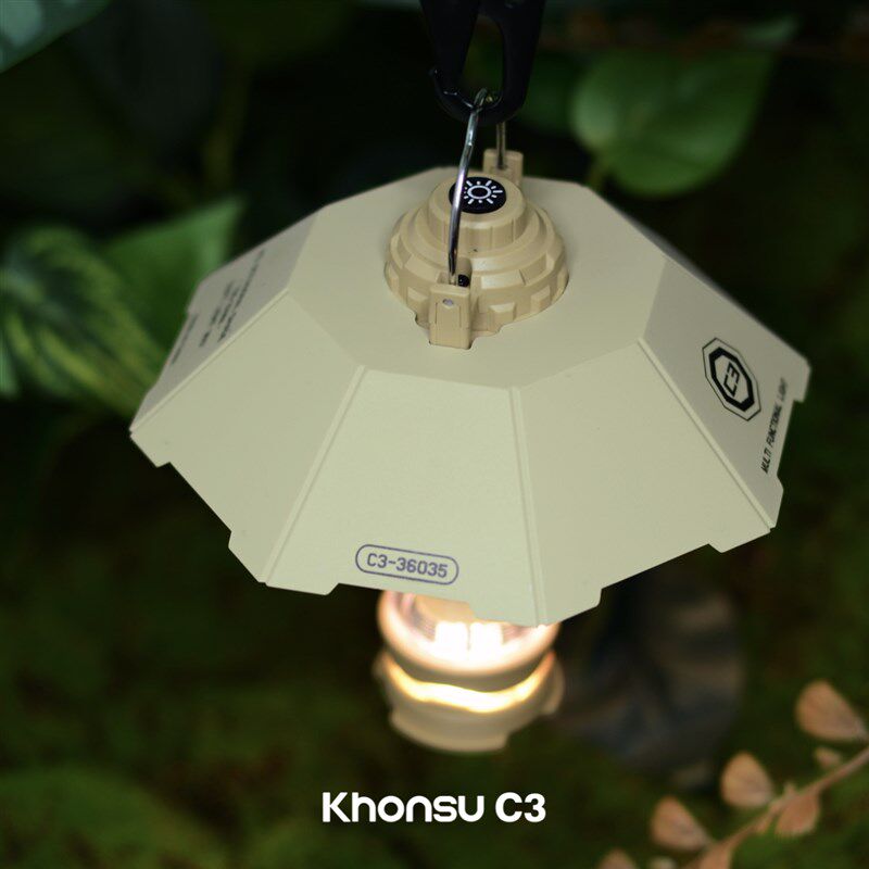Khonsu C3战术露营灯led充电多功能帐篷营地灯手电