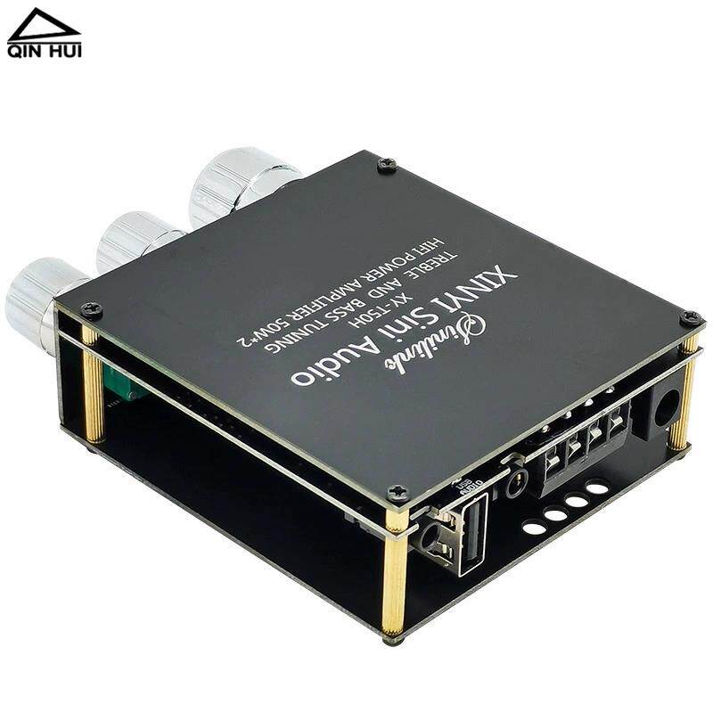 XY-T50H蓝牙数字功放板模块50W+50W大功率立体声带前级高低音调节